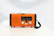 10000mAh Emergency Weather Radio - AM/FM/NOAA Weather Radio,Hand Crank Radio with Electronic Lighter&Compass, Solar Power Bank, Emergency Radio, Flashlight and SOS Army Green
