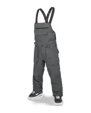 Volcom Roan Bib Overall Men's Snow Pants, Charcoal, Large