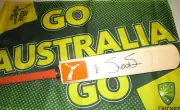 Shane Watson (Australia) signed Orange Puma Mini Cricket Bat + Photo Proof & COA