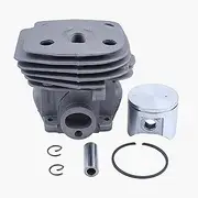 [Haishine] 47mm Cylinder Head Piston Kit for HUSQVARNA 359 357 XP 357XP Chainsaw Engine Motor Parts 537 15 73-02