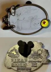 Rare Pin Disney Backstage Collection Toy Story Forky Pixar Exclusive sketch