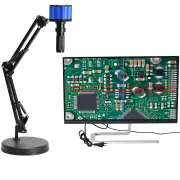 HAYEAR 51MP 1080P 2K HDMI USB Industrial Video Microscope Camera Big Visual Field Manual IRIS 120X Zoom Lens for PCB Sol