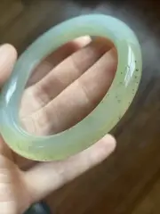 巴西冰玉髓 53 Mm Natural chalcedony Agate Bangle