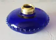 New Bracket Kerosene Oil Lamp Glass Font Blue