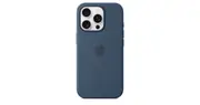iPhone 16 Pro Silicone Case with MagSafe — Denim
