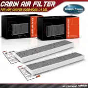 2x Activated Carbon Cabin Air Filter for Mini Cooper 2002-2008 1.6L 64311496711 (for: Mini)