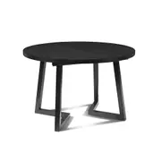 Modern Furniture NOVAH Extendable Dining Table 120-200cm - Black