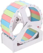 ROMISBABA 1Set Reusable Chinchilla Running Wheel for Pets Hamster Exercise Fun Activity Accessory for Hedgehogs Durable Pet Plaything