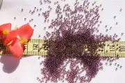 15/0 Toho Seed Beads 63-Trans Lustered Amethyst 14 grams /# 115 Jewelry Crafts