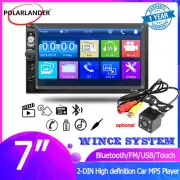 7'' 2 DIN Touch Screen Car Radio MP5 Stereo Mirror Link Bluetooth FM/AUX/USB/TF