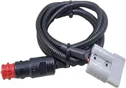 KUGONTC Anderson Style Plug to EU Male Car Cigarette Socket 12V Caravan 4WD Plug 50AMP Connector,16AWG Cigarette Lighter Extension Cable Adapter Plug&2M(6.56FT)