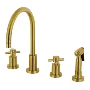 Kingston Brass KS872.DXBS Concord 1.8 GPM Widespread Kitchen - Brass