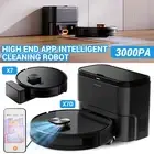 2IN1 Lidar Robot Vacuum Cleaner with Mop 3000Pa APP Remote Control Hoover 2025