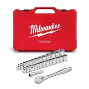 Milwaukee 48229088 29pce 3/8" Drive SAE/Metric Ratchet and Socket Set