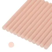 12 Pcs Pale Red Cylinder Sealing Wax Stick Glue Gun Wax Seal Rod