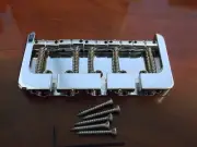 NEW Hipshot 5-String B Style Aluminum Bass Bridge, CHOOSE YOUR COLOR & SPACING!