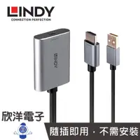 在飛比找蝦皮商城優惠-LINDY林帝 HDMI to TYPE-C 主動式HDMI