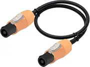 ROBAUN 1PC Waterproof Stage Light Powercon Cable, NAC3FCA NAC3FCB AC Cable Connector, 250V 20A Power, with Rohs 1M-10M(Input-Input,8m)