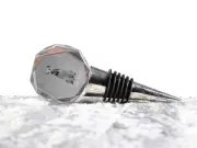 Welsh Terrier Crystal wine stopper with dog Art-Dog