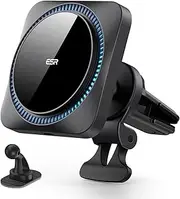 [ESR] for MagSafe Car Mount Charger with CryoBoost, Phone Cooling MagSafe Car Charger, Magnetic Wireless Car Charger, Air Vent/Dashboard Car Phone Holder for iPhone 16/15/14/13/12, S25, Fast Charging