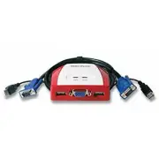 USB 2-Port USB KVM Switch with Cables
