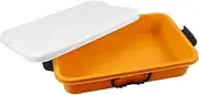 ERINGOGO Multi Purpose Organizer with Lid Portable Sand Tray Storage Box for Sensory Play Bright Color Design for Classroom Outdoor Use and Lightweight