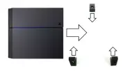 Ps4 Wall Bracket / Mount (Set Of 3)