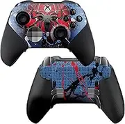 DreamController SpiiderrMan X-box Elite Controller Series 2 Limited Edition Custom Elite Series 2 Controller for X-box One/Series X/S. Made with Advanced Hydro-Dip Paint Technology(Not Just Skin)