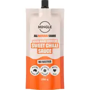 Mingle Sweet Chilli All Natural Sauce 250g (Pack of 10)