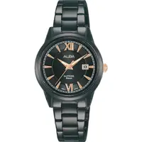 在飛比找momo購物網優惠-【ALBA】雅柏 簡約羅馬不鏽鋼女錶 對錶29mm(AH7A