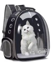Pet Portable Carrier Backpack Space Capsule Travel Cat Bag Transparent Ventilate