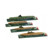 Noble Miniatures Historical Mini 1/6000 Argus, Eagle, Hermes, Ark Roya Pack New