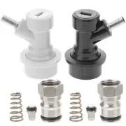2 Sets Barrel Valve Tap for Keg Kegerator Coupler Parts Stainless