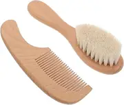 Vaguelly 1Set Hair Brush with Soft Bristles Gentle Scalp Cleaning Brush for Durable Handle Lightweight Bath Grooming Tool for All Hair