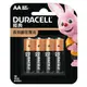 【DURACELL】金頂 鹼性電池AA-3號(4入/套裝)