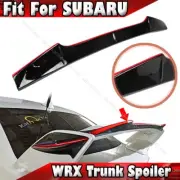 21 Paint Black Red Line Fits Subaru WRX STI 4th Top Gurney Trunk Lip Spoiler (for: Subaru)