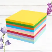 1000 Pcs Colorful Origami Foldable Papers Double Sided Office Child