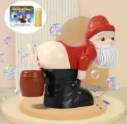 Santa Claus Bubble Butt Machine, Automatic Bubble Blower