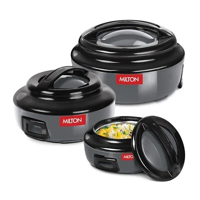 New Milton Ernesto Inner Stainless Steel Jr. Casserole Set of 3- Free Shipping
