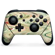 Nintendo Switch Pro Controller Skin Decal Vinyl Wrap - Marble Abstract Motion