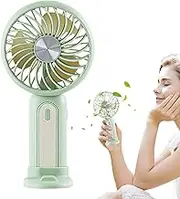 Pokronc Portable Fan for Travel - Handheld Cooling Fan,Multi-speed Settings Cooling Device for Construction Site Studio Hiking Festival Events Beach Vacation