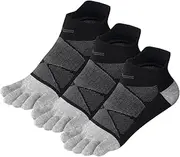 [meaiguo] Womens Toe Socks Cotton Five Finger Socks No Show Toe Socks for Running