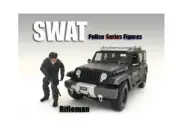SWAT Team Rifleman Figure 1:18 Scale American Diorama Model Accessory