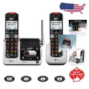 DECT 6.0 2-Handset Cordless Phone with Call Blocking & Digital Answering Machine