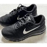 在飛比找蝦皮購物優惠-耐吉 Nike Air Max 2017 黑白掛鉤慢跑鞋男