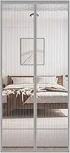 Magnetic Door Curtain 80x195cm, Magnetic Screen Door for Sliding Door, with Strong Magnets Self-Sealing, Pet and Kid Friendly, for Patio Door, Sliding Door, French Door