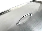 Fryer Cover Stainless Steel 65-80 Lbs Internal Size 27-7/8" L x 17-13/14" W x 1/2" D