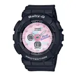 【CASIO 卡西歐】BABY-G紮染圖紋系黑色澤耐衝擊手錶(BA-120T-1A)