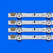 KBCTFWP LED Backlight Strip 7 lamp Fit for Samsung UE32H6270AS D4GE-320DC1-R2 UE32H6400AK UE32H6400AW UE32H6410AU UE32H6200AY UE32H6230AK(20 PCS for 5 TV)