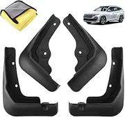 4Pcs Car Mud Flaps Compatible with Hyundai Tucson N-Line 2024-2025 No Drill Splash Guard Vehicle Tire Protector Mudflaps Waterproof Anti-Scratch Protection Mudguard Fender with Car Wash Towel
